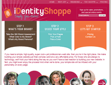 Tablet Screenshot of identityshoppe.com